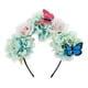 thumbnail image 1 of KAKOWELY Diadema de mariposa, diadema decorativa, diadema de flores simuladas para cosplay, decoración para el cabello, 1 of 5