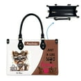 thumbnail image 5 of Yorkshire Terrier Dog Bag, Personalized Leather Handbags For Women - Personalized Leather Purse with Name - Tote Bags for Mom Grandma - Custom Gifts Ideas for Her, Gift for Dog Lover, 5 of 7
