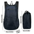 thumbnail image 3 of Hvmvliv Foldable Hiking Backpack Portable Small Backpack Outdoor Storage Folding Bag Sports Lightweight Backpack for Women Men Camping Outdoor Travel Hiking Blue, 3 of 5