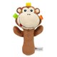 thumbnail image 1 of Lindo animal bebé mano campana sonajero palo infantil recién nacido niños divertidos juguetes de peluche (mono A), 1 of 1