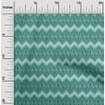 thumbnail image 1 of oneOone Viscose Jersey Dusty Teal Green Fabric Geometric & Floral Block Dress Material Fabric Print Fabric By The Yard 60 Inch Wide, 1 of 5