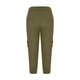 thumbnail image 3 of ICHUANYI Clearance Women Workout Out Leggings Stretch Waist Button Pocket Yoga Gym Cropped Trousers(Army Green, S) ICHUANYI WER2023080701530, 3 of 7