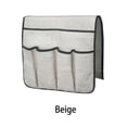 thumbnail image 4 of Injueey Bolsa para reposabrazos de sofá, botella de agua para teléfono móvil, soporte de almacenamiento con Control remoto, sillón para Almacenamiento y organización del hogar Gris, 4 of 6