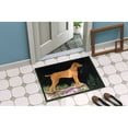 thumbnail image 2 of Starry Night Vizsla Indoor Outdoor Mat 18x27 Doormat, 2 of 4