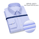 thumbnail image 3 of Camisa de vestir de algodón puro de alta gama para hombres y mujeres, estilo informal de negocios, antiarrugas, de algodón completo, camisa de cuello blanco para hombres, 3 of 5