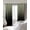 Green, variant on Burnt Orange Black Ombre Blackout Curtains for Bedroom/Living Room, Thermal Insulated Kitchen Curtains, Modern Abstract Striped Gradient Grommet Darkening Window Treatment Drapes 42"x84"x2