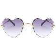 thumbnail image 2 of Lightweight Retro Rimless Eyewears for Beach Vocation And Shopping   Pink, 2 of 6