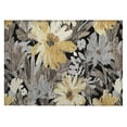 thumbnail image 2 of Addison Rugs Chantille Indoor/Outdoor Transitional Floral Black Washable Rectangle Rug, 1'8" x 2'6", 2 of 6