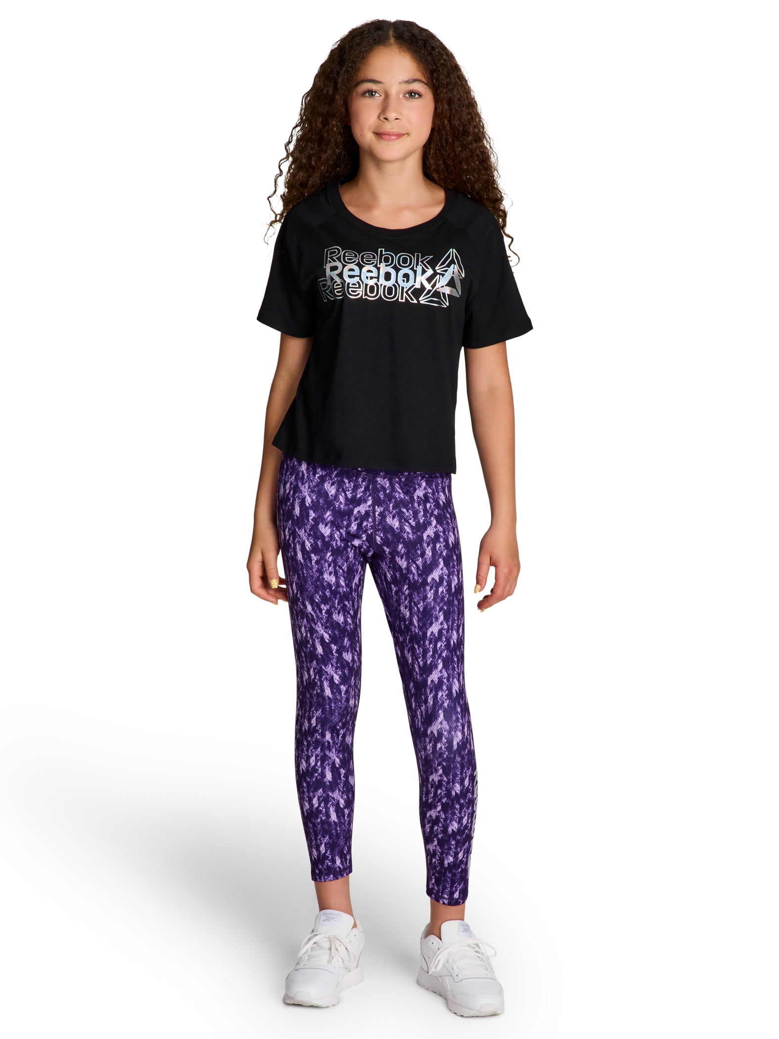 Reebok Girl's Athletic Core 7/8 Legging, Sizes 4-18