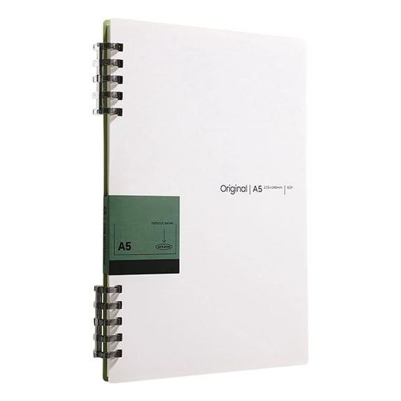 5-Ring Loose-Leaf Notebook, A5/B5 Refillable Detachable Ring Binder Notebook, Premium Thick Lined Paper Notebook, Lightweight Notebook for Work, Office Notes, Daily Planning, Organization