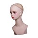 thumbnail image 5 of Mannequin Head Hat Rack Stand con maquillaje para diademas Spares Bufandas Uso personal Entrenamiento de peluquería, 5 of 9