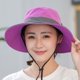 thumbnail image 4 of Sombrero de pesca para niños y padres, sombrero de cubo con protección UV para exteriores para niñas, sombrero de sol para mujer de Panamá de ala ancha de verano, sombrero para el sol para senderismo, 4 of 5