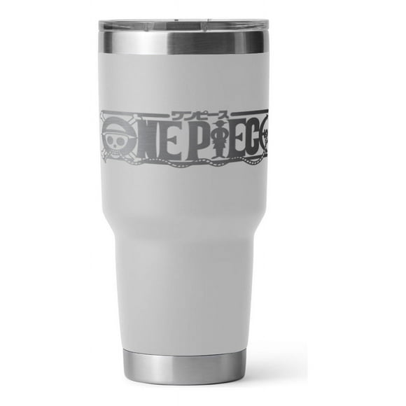 Vaso Térmico WAALS de acero inoxidable One Piece Tripulacion 30oz blanco