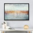 thumbnail image 3 of wall26 Framed Canvas Print Wall Art Pastel Blue Orange Paint Landscape Abstract Shapes Illustrations Minimal Decorative Contemporary Multicolor for Living Room, Bedroom, Office - 16"x24" Bl, 3 of 7