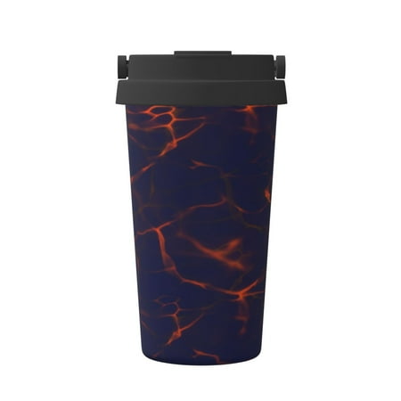 

Ocsxa lightning Print Carry Insulated Coffee Mug Insulated Tumbler Reusable Insulated Cold Brew Iced Coffee Cup Thermos Gifts for Women Men Him Her