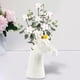 thumbnail image 4 of Florero Floral de Cerámica Centro de Mesa Arreglo Florero Decorativo de Mesa para Comedor Estante de Oficina Adornos de Estilo B Macarena Jarrón de ceramica, 4 of 8