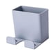 thumbnail image 3 of Soportes de control remoto Caja de almacenamiento de montaje en pared, para oficina Escuela Hogar Control remoto Teléfono Soporte de almacenamiento de gris Baoblaze Soporte para teléfono montado en la pared, 3 of 7