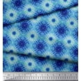 thumbnail image 2 of Soimoi polyester Crepe Fabric Check Tie-Dye Printed Craft Fabric by the Yard 42 Inch Wide, 2 of 3