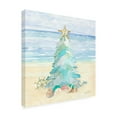 thumbnail image 3 of Trademark Fine Art Jean Plout Coastal Seaglass Christmas Tree Canvas Wall Art - 14x14, 3 of 5