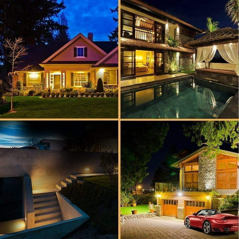 Aootek Solar Outdoor Motion Sensor Lights 2500Lm Solar Panel to
