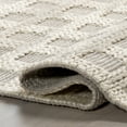 thumbnail image 4 of nuLOOM Rubina Casual Geometric Jute Area Rug, 5' x 8', Ivory, 4 of 9