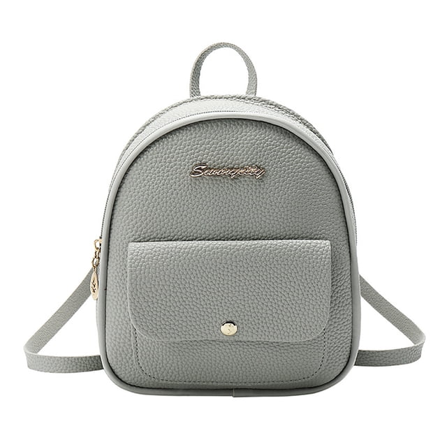 Mujeres Niñas Bolso de hombro PU Mochila pequeña Viaje de compras Bolso de hombro de la escuela Bolso Monedero kenally BB7353-02