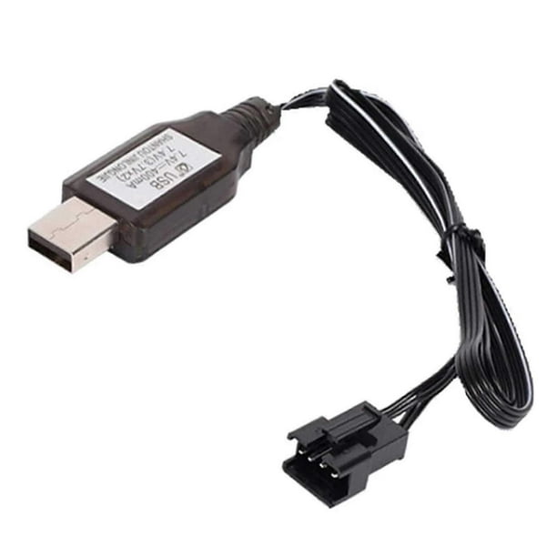 7.4V 400mA Charger Li-ion Battery SM-4P RC Toys Remote Control Toy SM4P Portable USB Reverse Charging Cable