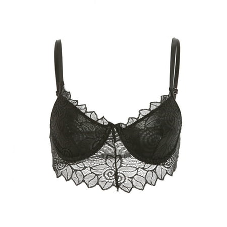 

Binpure Women’s Sexy Solid Color Lace Trim Backless Suspender Lingerie