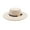 Beige, variant on Hats Fedora For Men Women Elegant Winter Wool Bucket 1920s Vintage Cloche Bowler Velour Bowler Flat Top Wide Brim With Metal Buckle Decoration Hat