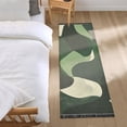 thumbnail image 3 of Yayeee Runner Rug for Bedroom 2'x6' Machine Washable Hallway Non Slip Mat, Black Abstract, 3 of 8