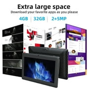 Android Tablet 7 inch, Android Tableta 32GB Storage 1024GB SD Expansion Tablets PC, Quad-core Processor 1280x800 IPS HD Touchscreen Dual Camera Tablets, Support WiFi Bluetooth, 3000 mAh Battery.