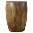 thumbnail image 4 of Strata Furniture 20x15" Traditional Monkey Pod Wood Merlot End Table in Walnut, 4 of 6