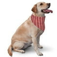 thumbnail image 2 of Easygdp Stripes Red White Pet Scarf, Dog Triangle Scarf, Printing Dog Bib, Handkerchief Scarf for Small Medium Large Dogs Cats Pets, 2 of 9