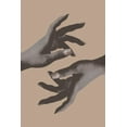 thumbnail image 2 of 1x Studio III 23x32 White Modern Wood Framed Museum Art Print Titled - Reaching No 03, 2 of 4
