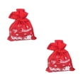 thumbnail image 3 of Billuyoard Bolsa de regalo de Nochebuena con cordón, recuerdo de fiesta portátil, bolsas no tejidas, bolsa de almacenamiento de dulces de frutas, Kits de decoración para fiestas 30x40CM Billuyoard HA071634-02, 3 of 6