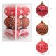 thumbnail image 4 of Adorno navideño para árbol de Navidad Gardenne, juego de 12 bolas navideñas colgantes, acabado fino, detalles delicados, juego de adornos brillantes., 4 of 8