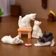 thumbnail image 2 of Adorno de gato, animal, minigato, manualidades, figuras en miniatura, figuras educativas, juguetes, gatos pequeños, figuras decorativas, decoración del hogar, 2 of 5