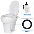 thumbnail image 5 of Retrok 31705 Toilet Water Valve Kit RV Toilet Water Valve Assembly Durable Plastic Toilet Water Valve with Gasket Valve Repair Bathroom Accessories for High and Low Models RV Toilet, 5 of 12