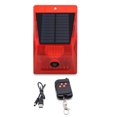 thumbnail image 2 of Alarma de seguridad solar, luces estroboscópicas solares con alarma de seguridad de emergencia con sensor de movimiento esquí esquí Gafas de esquí, 2 of 4