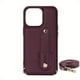 thumbnail image 1 of Faux Leather Phone Case For IPhone 15/14/13/12/11/ Pro Max XS Max XR 15/14/7/8 Plus SE With Holder Wrist Long Lanyard Wallet Card Bag Crossbody Shockproof Protective Cover, 1 of 5