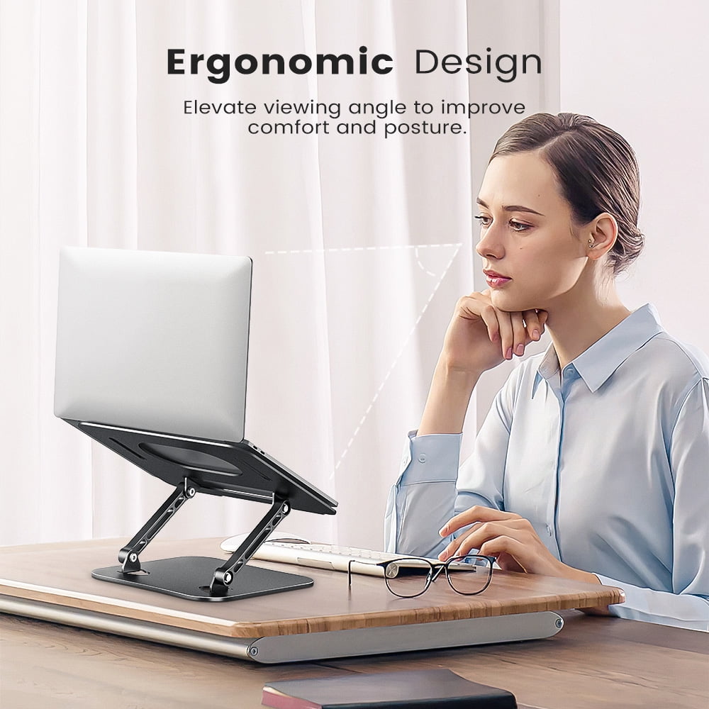 Laptop Stand for Desk, KEXIN Aluminum Adjustable Stand of Laptop for Mac / HP / Dell / Samsung, 10-16 inches Foldable Computer Holder