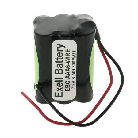 Image of Exell 7.2V 800mAh NIMH w/Wire leads for 1:18 RC Car Racing HPI RS4 Micro Cars