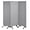 Light Gray, variant on Room Divider 3 Panel, 73''W x 66''H Height Adjustable Large Room Divider Panel for Office, Fabric Portable Privacy Screen Wall Divider for Room Separation, Freestanding Partition Separators