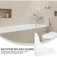 thumbnail image 3 of 2 Pcs Splash Guard Water Trough Bathtubs Shower Guards Corner Blocker Barrier Stopper Bathroom For Sink, 3 of 6