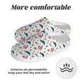 thumbnail image 6 of KLL Sea Turtle Pattern Adult Unisex Cozy Slippers,Fuzzy Slip-on Slippers TPR Sole Slippers Comfort Plush Home Footwear for Indoor & Outdoor-13, 6 of 7