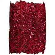 Holiday Time Tinsel, Pink, 9'
