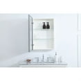 thumbnail image 4 of Metal mirror medicine cabinet 20 inch x 28 inch in Silver, 4 of 5