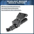 thumbnail image 4 of Front Passenger Side Headlight Washer Nozzle for Mercedes-Benz GL320 GL450 2007-2009 No.1648600847 1pc, 4 of 6