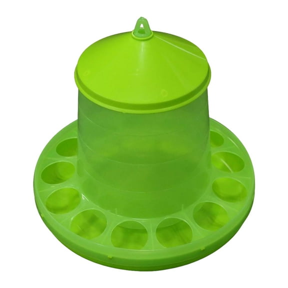 YWMJZEU Automatic Poultry Feeder Watering Feeding Container Farming Tools Chicken Feeder 28x24cm No Bracket