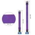 thumbnail image 2 of 2" x 6.5' Luggage Strap Polyester Adjustable Suitcase Belt for Travel Packing Bag Closure Identify, Purple 4 Pack, 2 of 6